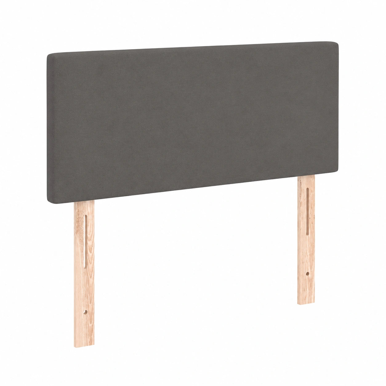 Cabecero Tapizado Antimanchas de Cuero Sintético Gris, 90x78/88 cm, Protección y Estilo para Dormitorio