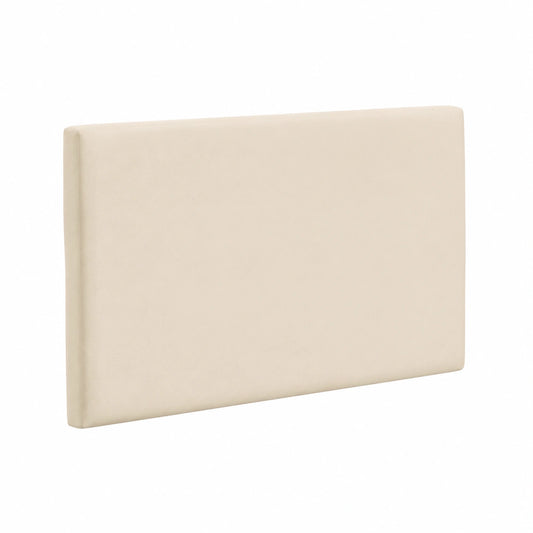 Cabecero de Terciopelo Beige para Camas de 90 y 105 cm - Regalos Miguel
