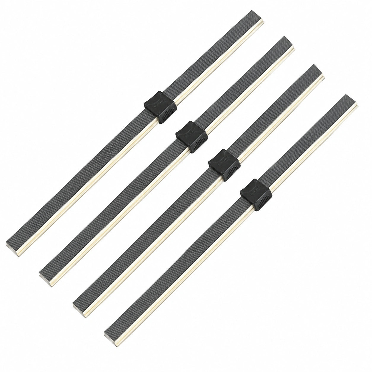Conjunto de Lamas Dobles con Regulador de Firmeza para Cama Articulada de 90 cm - Pack de 4 Unidades