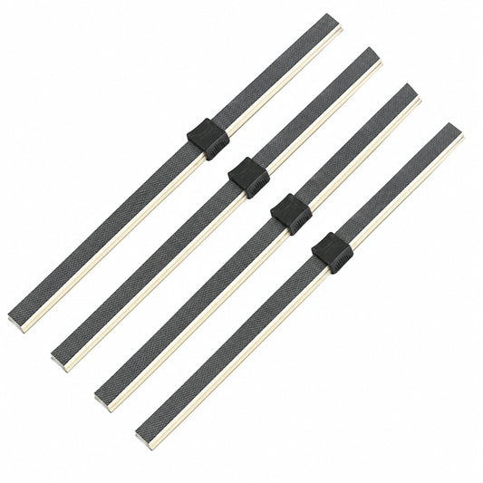 Conjunto de Lamas Dobles con Regulador de Firmeza para Cama Articulada de 90 cm - Pack de 4 Unidades