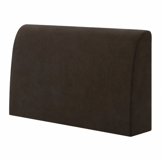 Cobertura Elástica para Cabecero de Cama TAOCOCO, Color Sólido, Lavable y Duradera (150-170 cm, Chocolate)